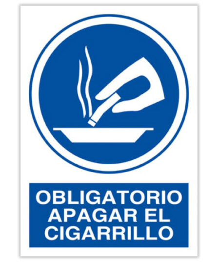 obligatorio apagar cigarillo