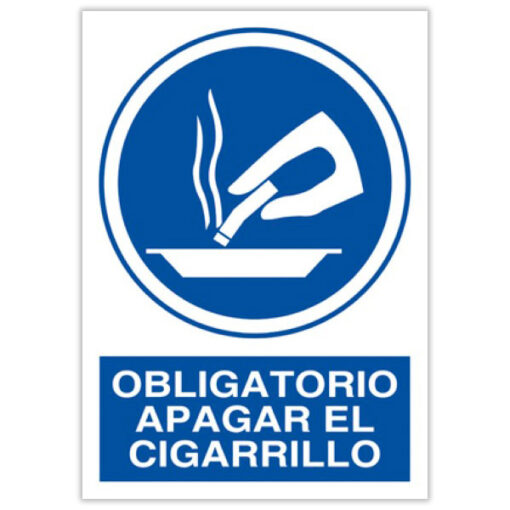 obligatorio apagar cigarillo