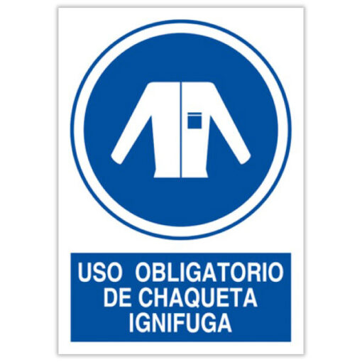 uso obligatorio de chaqueta ignifuga