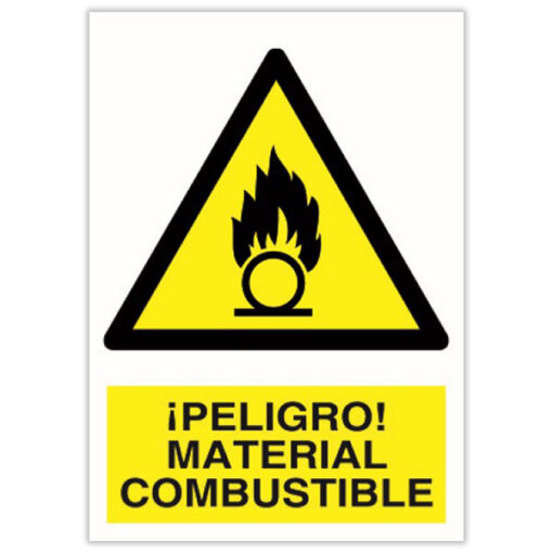 ¡Peligro! Material Combustible