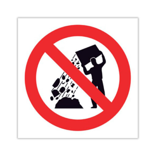 Prohibido Tirar Basuras y Escombros