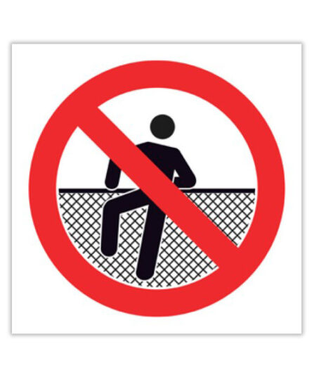 prohibido saltar la valla