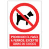 prohibido el paso a perros