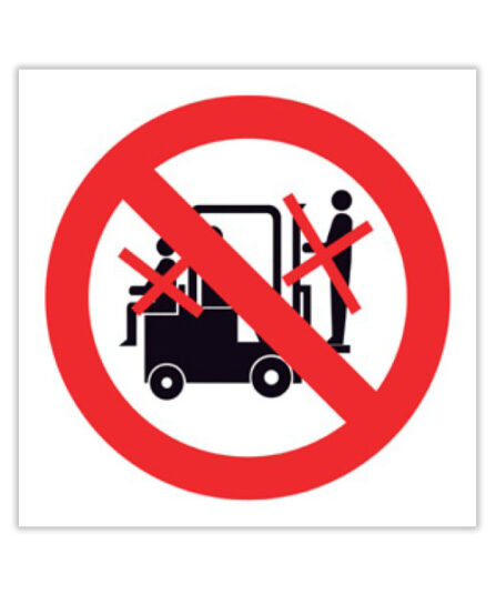 Prohibido Transportar Personas