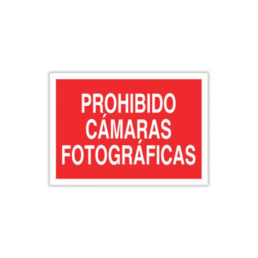 Prohibido Cámaras Fotográficas