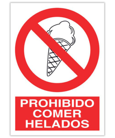 prohibido comer helados