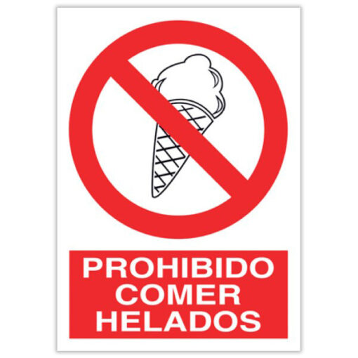 prohibido comer helados