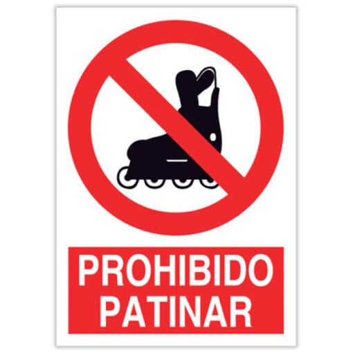 prohibido patinar