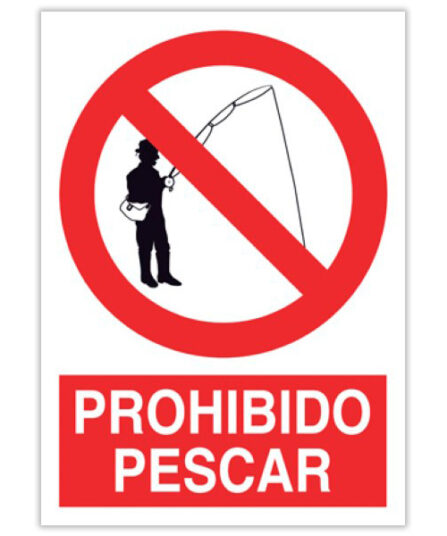 prohibido pescar