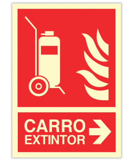 Carro Extintor - Flecha Derecha