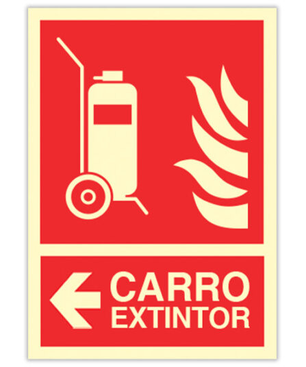 Carro Extintor - Flecha Izquierda