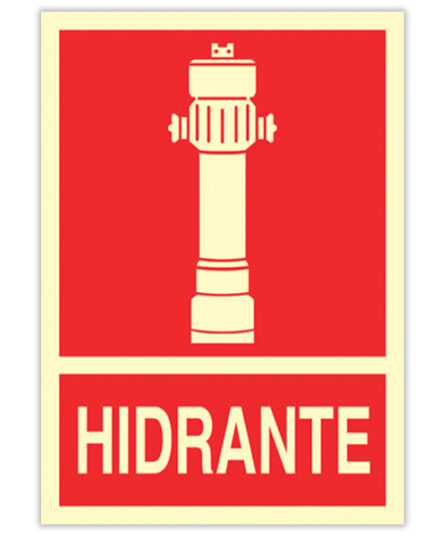 señal hidrante