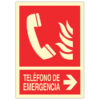 Teléfono de Emergencia - Flecha Derecha