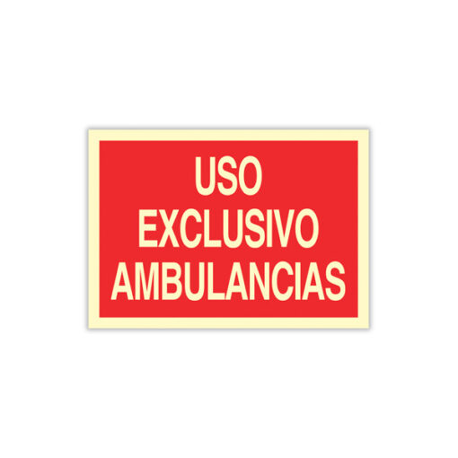 Uso Exclusivo de Ambulancias