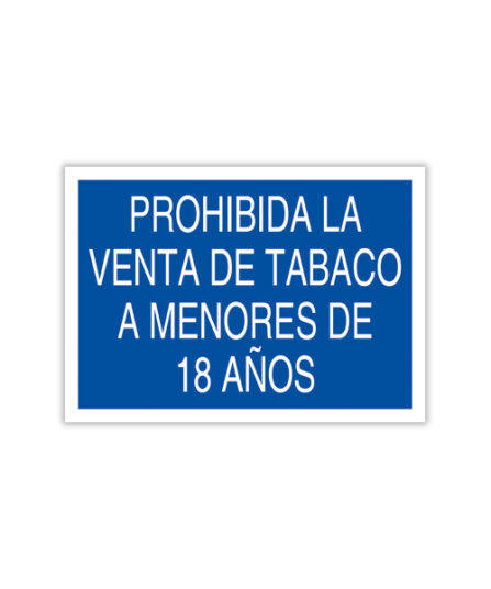 Prohibida la Venta de Tabaco a Menores de 18 Años