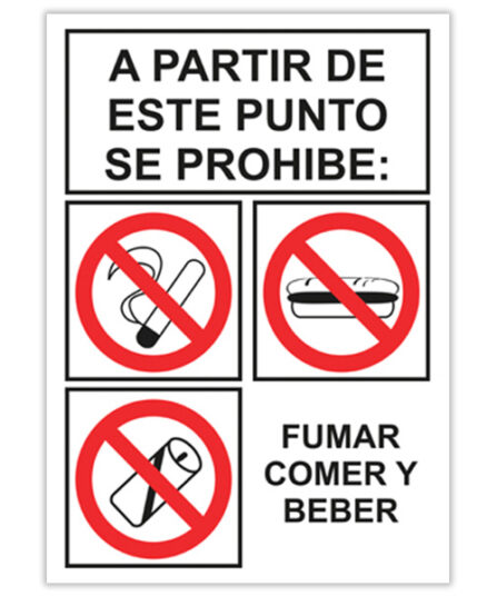 A Partir de Este Punto se Prohíbe Fumar, Beber y Comer