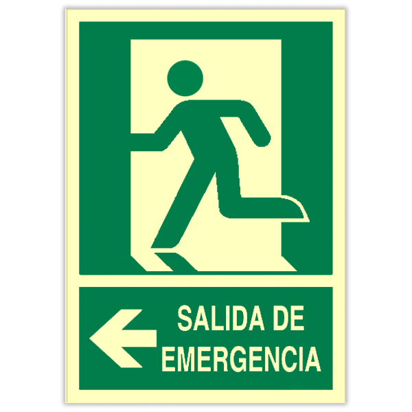 Señal Salida de Emergencia (Izquierda) - Ebersign