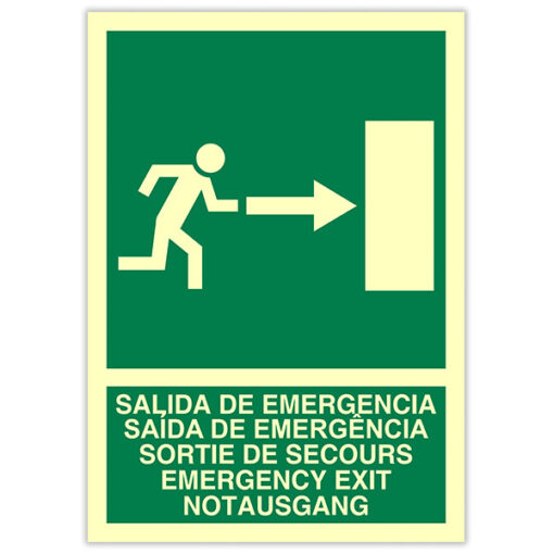 Salida de Emergencia (Idiomas) (Derecha)