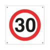 Prohibido Circular a Más de 30 km por Hora
