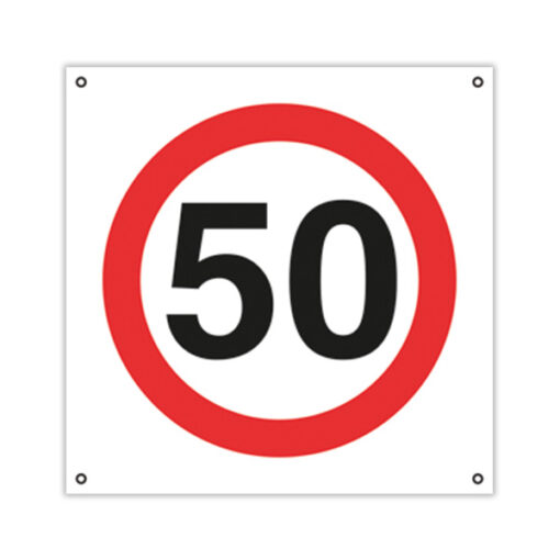 Prohibido Circular a Más de 50 km por Hora