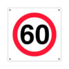 Prohibido Circular a Más de 60 km por Hora