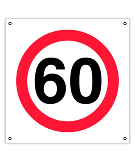 Prohibido Circular a Más de 60 km por Hora