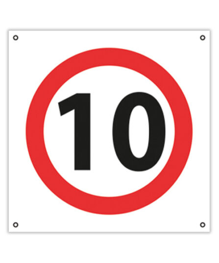 Prohibido Circular a Más de 10 km por Hora