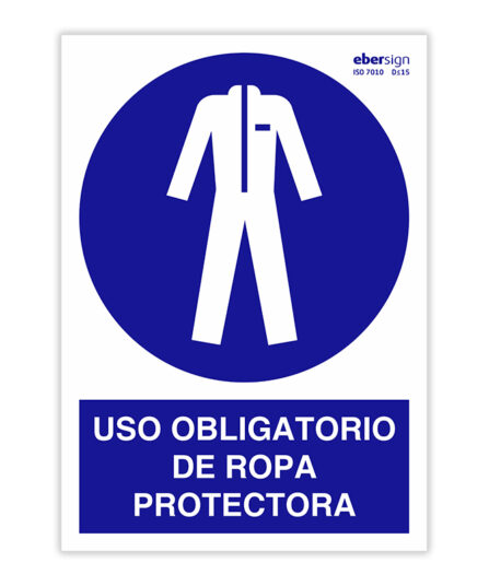 uso obligatorio de ropa protectora