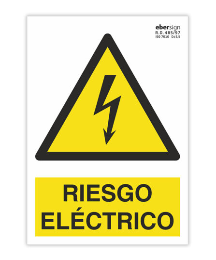 señal riesgo eléctrico