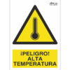 peligro alta temperatura