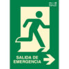 señal de evacuación salida de emergencia clase B