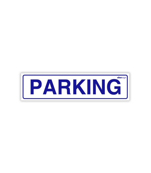 señal informativa parking