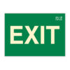 señal de evacuación exit